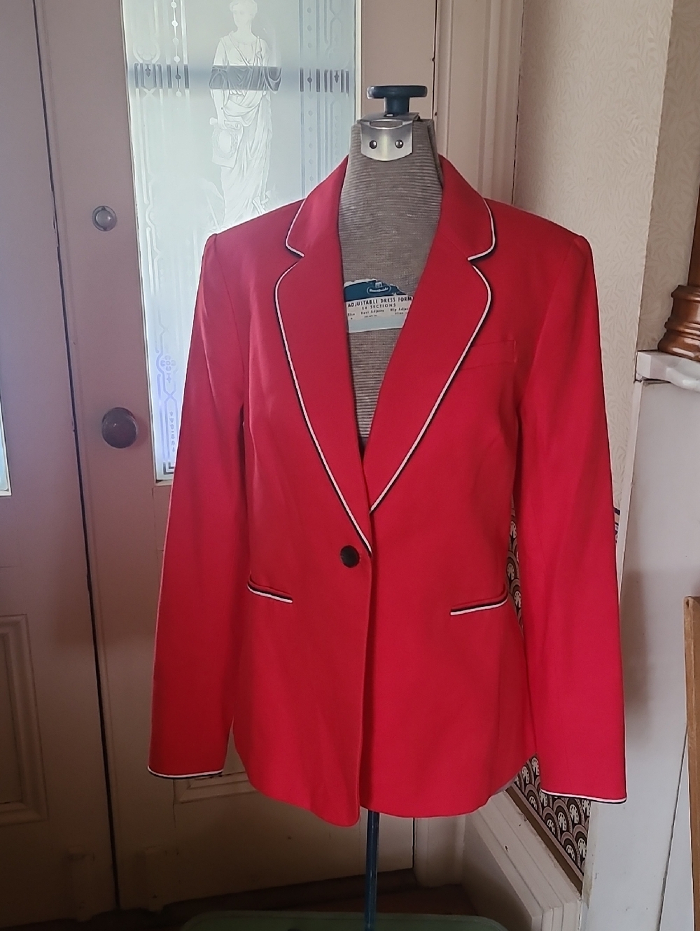 NWT Boden Blazer Contrast Piping